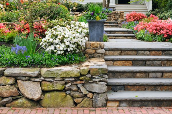 Stone Stairs Repair in Port Orchard