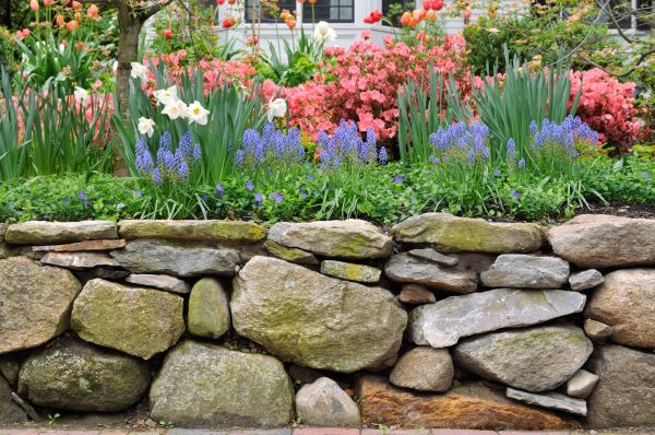 Stone Wall Hardscaping in Port Orchard